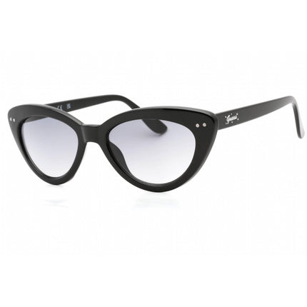 Guess Factory Women's Sunglasses - Shiny Black Full Rim Cat Eye Frame | GF0402 01B ,
