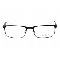 Guess Men's Eyeglasses - Black/Other Metal Full Rim Rectangular Frame | GU1904-N 005 ,