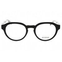 Guess Men's Eyeglasses - Clear Demo Lens Black/Other Round Shape Frame | GU50083 005 ,