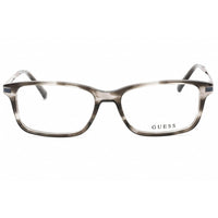 Guess Men's Eyeglasses - Clear Demo Lens Grey Rectangular Plastic Frame | GU1986 020 ,