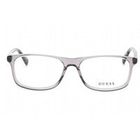 Guess Men's Eyeglasses - Grey/Other Plastic Rectangular Frame, 55 mm | GU50054 020 ,