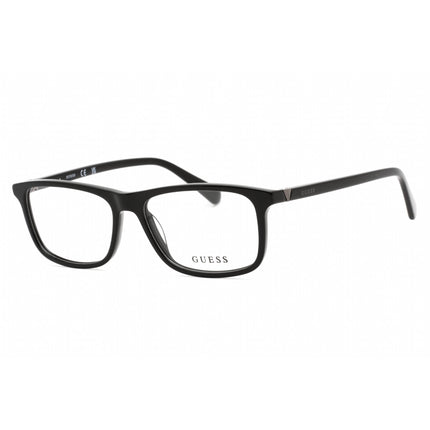 Guess Men's Eyeglasses - Shiny Black Plastic Rectangular Frame, 53mm | GU50054 001 ,