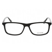 Guess Men's Eyeglasses - Shiny Black Plastic Rectangular Frame, 53mm | GU50054 001 ,