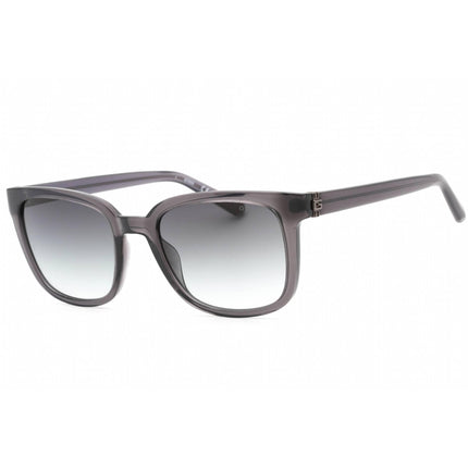 Guess Men's Sunglasses - Gradient Smoke Lens Transparent Grey Frame | GU00065 20B ,
