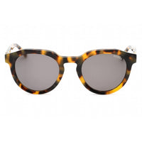 Guess Men's Sunglasses - Green Lens Blonde Havana Round Full Rim Frame | GU00063 53N ,