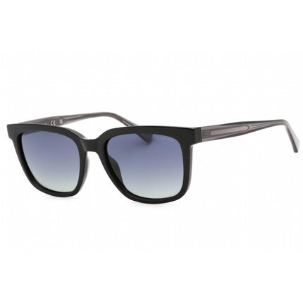 Guess Men's Sunglasses - Smoke Polarized Lens Shiny Black Square Frame | GU00050 01D ,