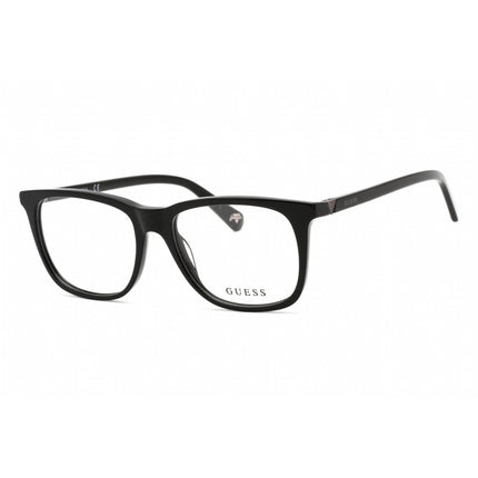 Guess Unisex Eyeglasses - Shiny Black Plastic Full Rim Rectangular | GU5223 001 ,