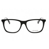 Guess Unisex Eyeglasses - Shiny Black Plastic Full Rim Rectangular | GU5223 001 ,