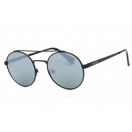 Guess Unisex Sunglasses - Matte Black Metal Full Rim Round Frame | GU6940 02Q ,