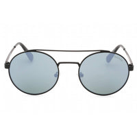 Guess Unisex Sunglasses - Matte Black Metal Full Rim Round Frame | GU6940 02Q ,