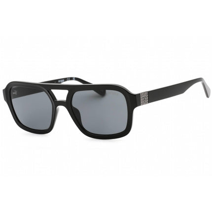 Guess Unisex Sunglasses - Shiny Black Plastic Full Rim Rectangular Frame | GU8259 01A ,