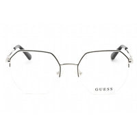 Guess Women's Eyeglasses - Clear Demo Lens Black/Silver Geometric Frame | GU2935 005 ,
