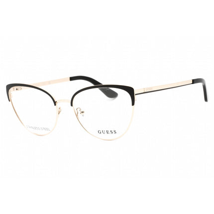 Guess Women's Eyeglasses - Clear Demo Lens Matte Black Cat Eye Frame | GU2971 002 ,
