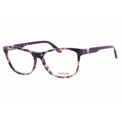 Guess Women's Eyeglasses - Clear Demo Lens Violet/Other Cat Eye Frame | GU2973 083 ,