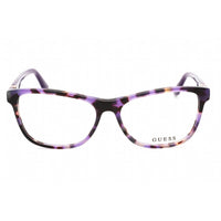 Guess Women's Eyeglasses - Clear Demo Lens Violet/Other Cat Eye Frame | GU2973 083 ,