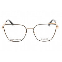 Guess Women's Eyeglasses - Pale Gold Metal Full Rim Butterfly Frame | GU2793 032 ,