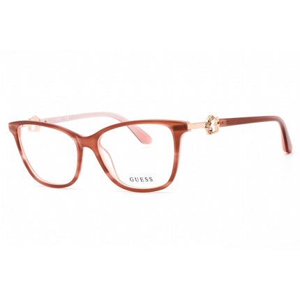 Guess Women's Eyeglasses - Pink /Other Plastic Full Rim Rectangular | GU2856-S 074 ,