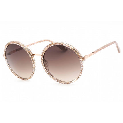 Guess Women's Sunglasses - Beige/Other Injected Propionate Round Frame | GU7887 59F ,