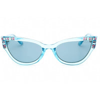 Guess Women's Sunglasses - Blue Lens Turquoise/Other Cat Eye Shape Frame | GU7901 89V ,