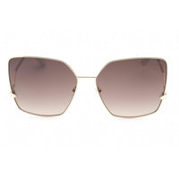 Guess Women's Sunglasses - Gold Metal Mirrored Full Rim Rectangular Frame | GU7814 32G ,