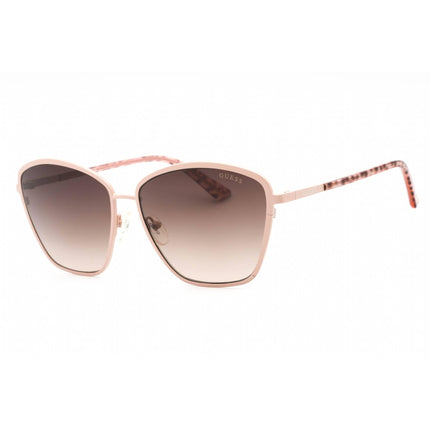 Guess Women's Sunglasses - Gradient Brown Lens Beige/Other Cat Eye Frame | GU7848 59F ,