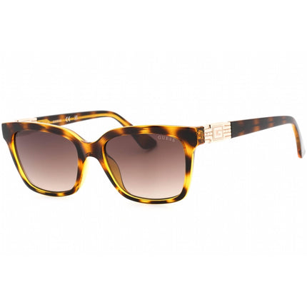 Guess Women's Sunglasses - Gradient Brown Lens Dark Havana Square Frame | GU7869 52F ,