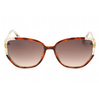 Guess Women's Sunglasses - Gradient Brown Lens Full Rim Cat Eye Frame | GU7882 52F ,