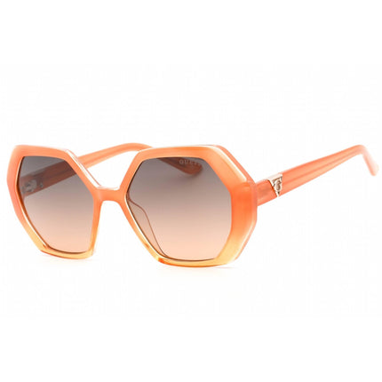 Guess Women's Sunglasses - Gradient Brown Lens Orange/Other Plastic Frame | GU7879 44F ,