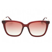 Guess Women's Sunglasses - Gradient Brown Lens Shiny Bordeaux Frame | GU7886 69F ,