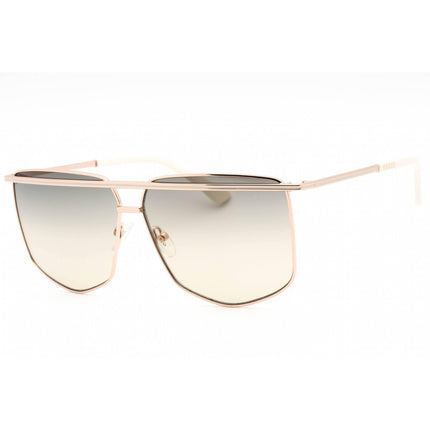 Guess Women's Sunglasses - Gradient Smoke Lens Gold Aviator Metal Frame | GU7851 32B ,