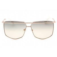 Guess Women's Sunglasses - Gradient Smoke Lens Gold Aviator Metal Frame | GU7851 32B ,