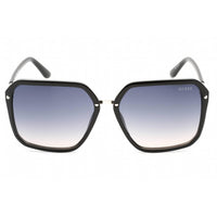 Guess Women's Sunglasses - Gradient Smoke Lens Shiny Black Square Frame | GU7888 01B ,