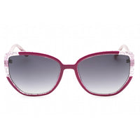 Guess Women's Sunglasses - Gradient Smoke Lens Shiny Violet Cat Eye Frame | GU7882 81B ,