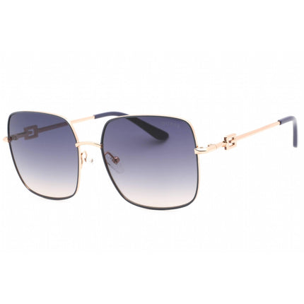 Guess Women's Sunglasses - Grey/Rose Gold Square Full Rim Metal Frame | GU7906-H 20B ,