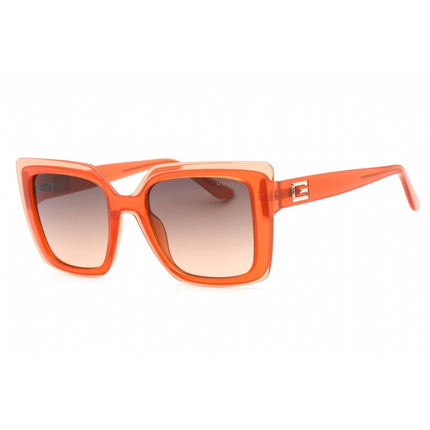 Guess Women's Sunglasses - Orange/Other Full Rim Rectangular Frame | GU7908 44F ,
