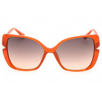 Guess Women's Sunglasses - Orange/Other Injected Propionate Cat Eye Frame | GU7820 44F ,