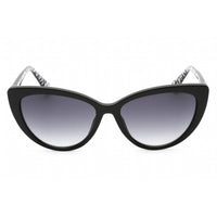 Guess Women's Sunglasses - Shiny Black Plastic Full Rim Cat Eye Frame | GU5211 01B ,