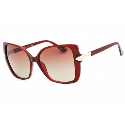 Guess Women's Sunglasses - Shiny Bordeaux Injected Propionate Full Rim | GU7820 69F ,