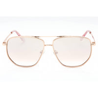 Guess Women's Sunglasses - Shiny Rose Gold Metal Full Rim Frame | GU7635 28U ,