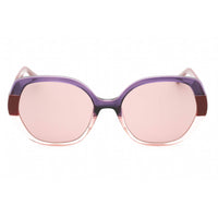 Guess Women's Sunglasses - Violet Burgundy Pink Geometric Plastic Frame | GU7911 71Y ,