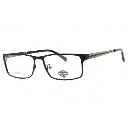 Harley Davidson Men's Eyeglasses - Clear Demo Lens Black Rectangular | HD0722 B84 ,
