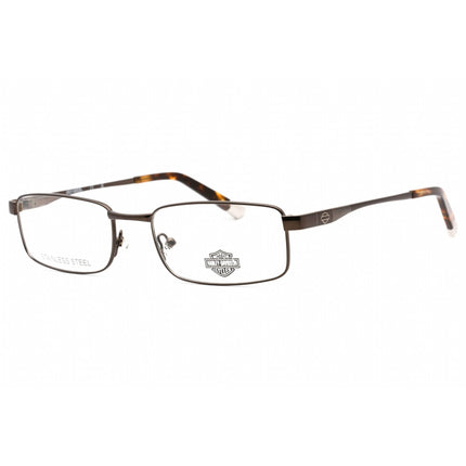 Harley Davidson Men's Eyeglasses - Clear Demo Lens Brown Metal Frame | HD0423 D96 ,