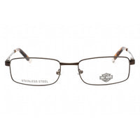 Harley Davidson Men's Eyeglasses - Clear Demo Lens Brown Metal Frame | HD0423 D96 ,