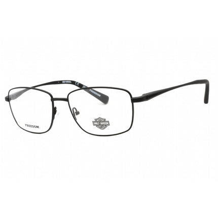 Harley Davidson Men's Eyeglasses - Clear Demo Lens Matte Black Frame | HD9023 002 ,