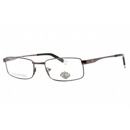 Harley Davidson Men's Eyeglasses - Gunmetal Rectangular Full Rim Frame | HD0423 J14 ,