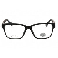 Harley Davidson Men's Eyeglasses - Matte Black Plastic Square Shape Frame | HD0981 002 ,