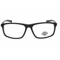 Harley Davidson Men's Eyeglasses - Matte Black Rectangular Plastic Frame | HD0980 002 ,
