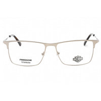 Harley Davidson Men's Eyeglasses - Matte Light Nickeltin Square Frame | HD9018 011 ,