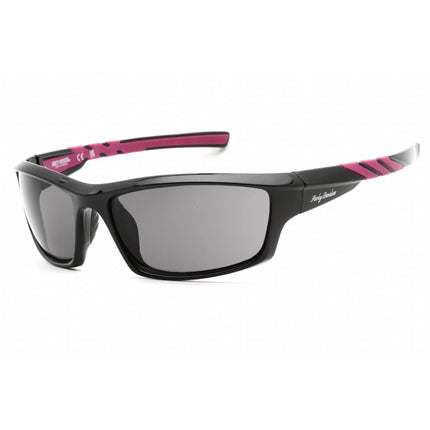 Harley Davidson Women's Sunglasses - Shiny Black Rectangular Shape Frame | HD5045S 01C ,