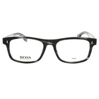 Hugo Boss Men's Eyeglasses - Blue Horn Plastic Full Rim Rectangular | 0928 0HW8 00 ,